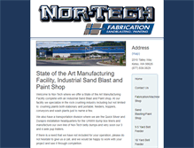 Tablet Screenshot of nortechfabrication.com